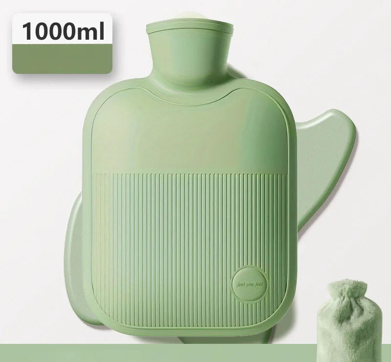Bouillotte Grand Format (1L) – Confort & Soulagement Menstruel