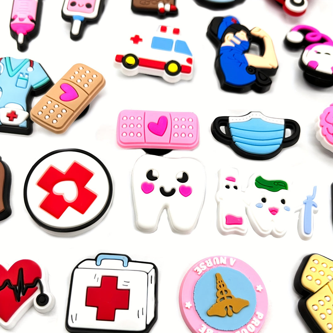 [Popular Choice] Popular Choice] 20/50pcs Of Series, Mask kit DIY Accessories, Made Of PVC Material, Cartoon Accessory