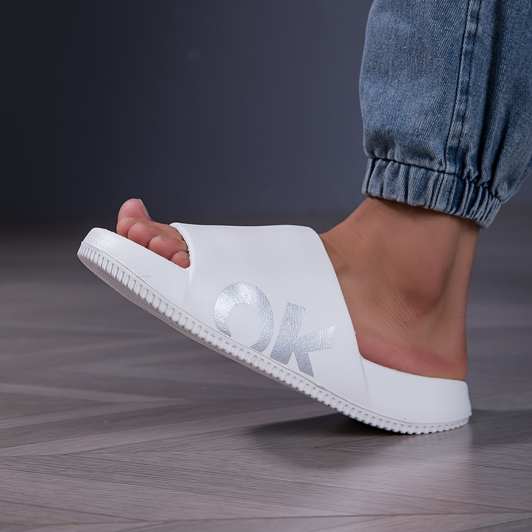 Unisex Super Soft Slippers, Casual Sandals, Indoor and Outdoor Beach Shower Open-Toe Shoes for Women in Summer. Flip Flops. Elegant. Ladies' Shoes