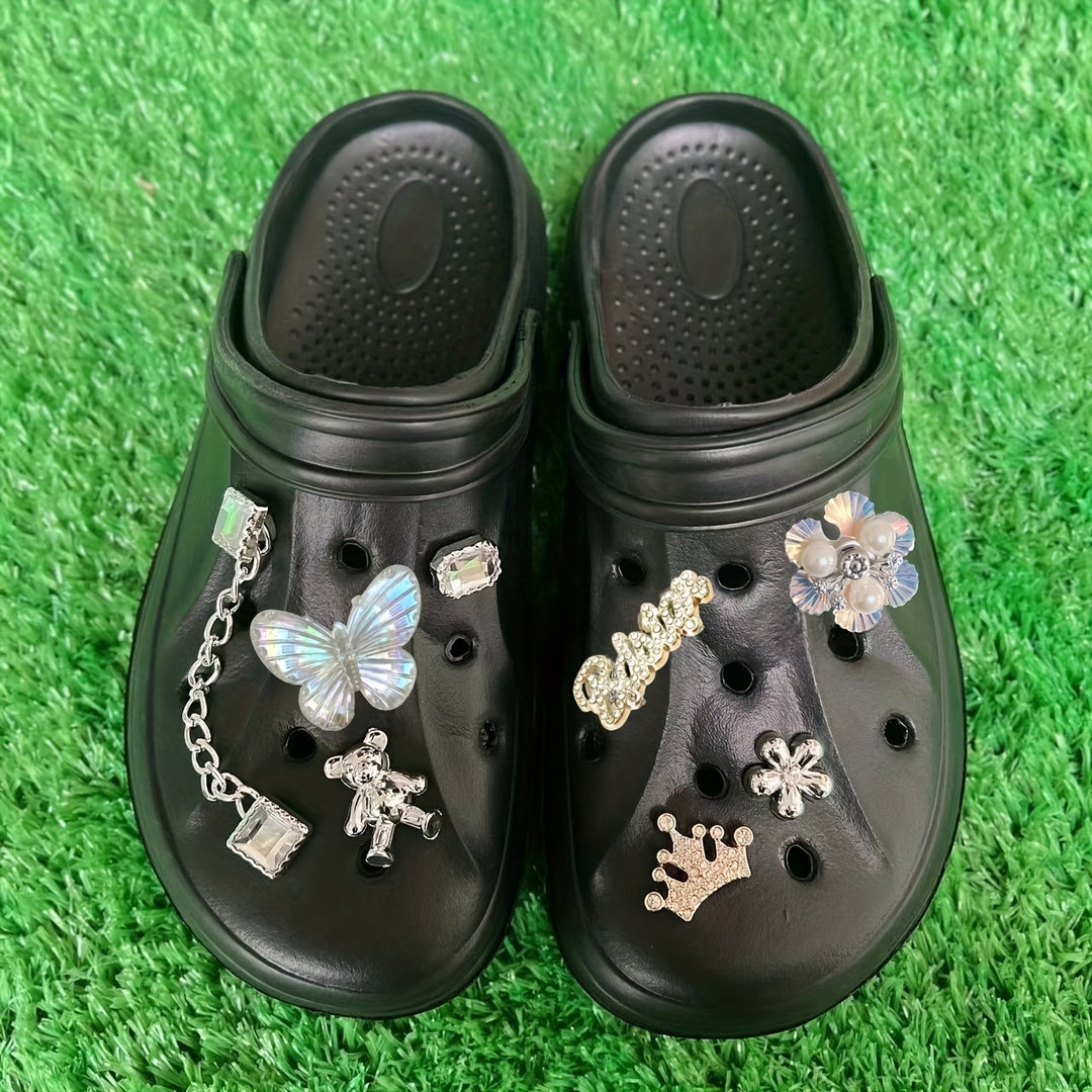 Women'S EVA Beach Shoes, Breathable Thick Sole Round Toe Mary-jane Sandals, Solid Color, No Printing, EVA Upper, Inner, Sole, Insole Material