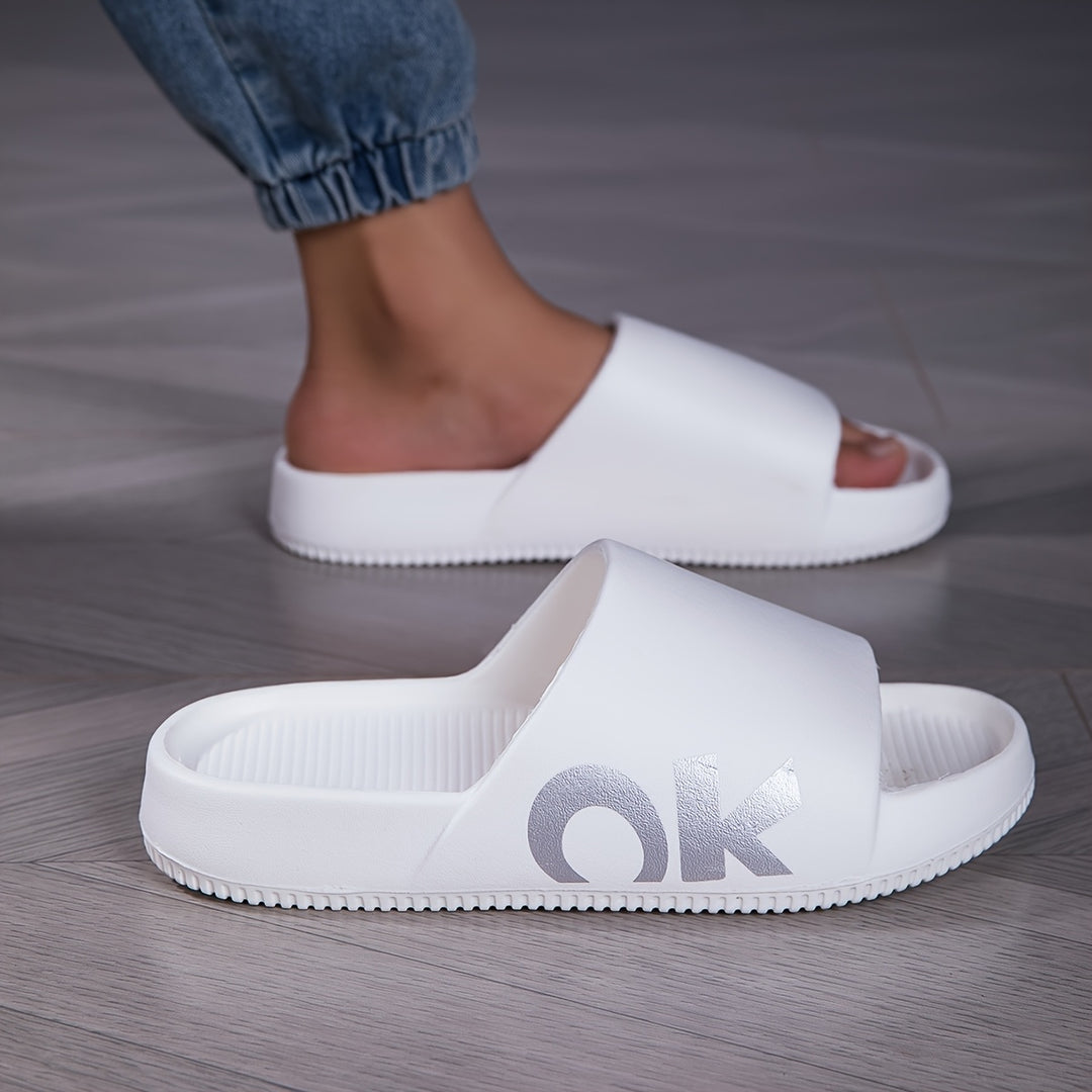 Unisex Super Soft Slippers, Casual Sandals, Indoor and Outdoor Beach Shower Open-Toe Shoes for Women in Summer. Flip Flops. Elegant. Ladies' Shoes