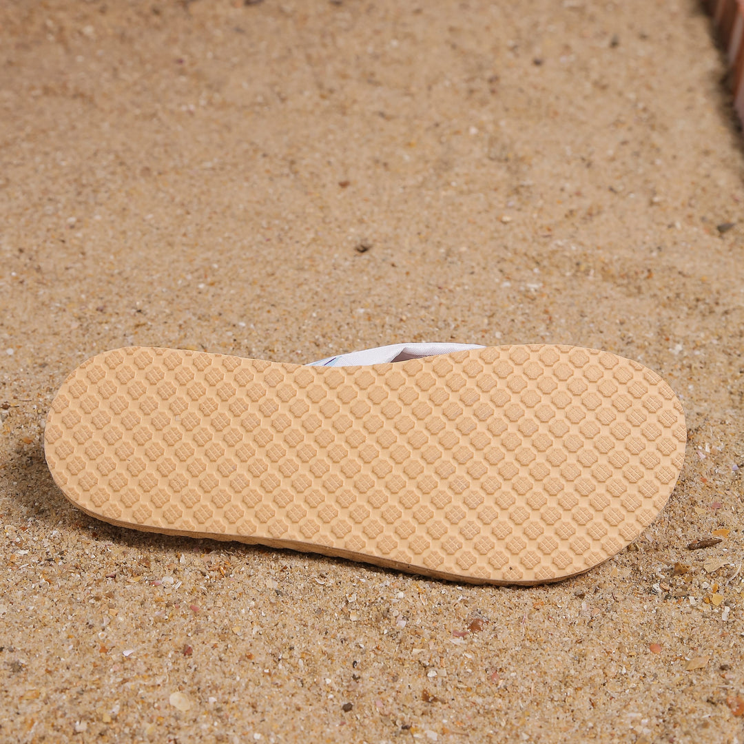 Women's Flower Pattern Flip Flops, Casual Clip Toe Summer Shoes, Lightweight Beach Shoes