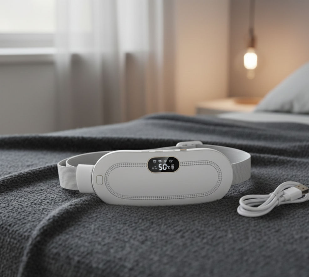 🌟 Tongo Luna™ – Ceinture Chauffante Intelligente : Confort & Bien-être Quotidien