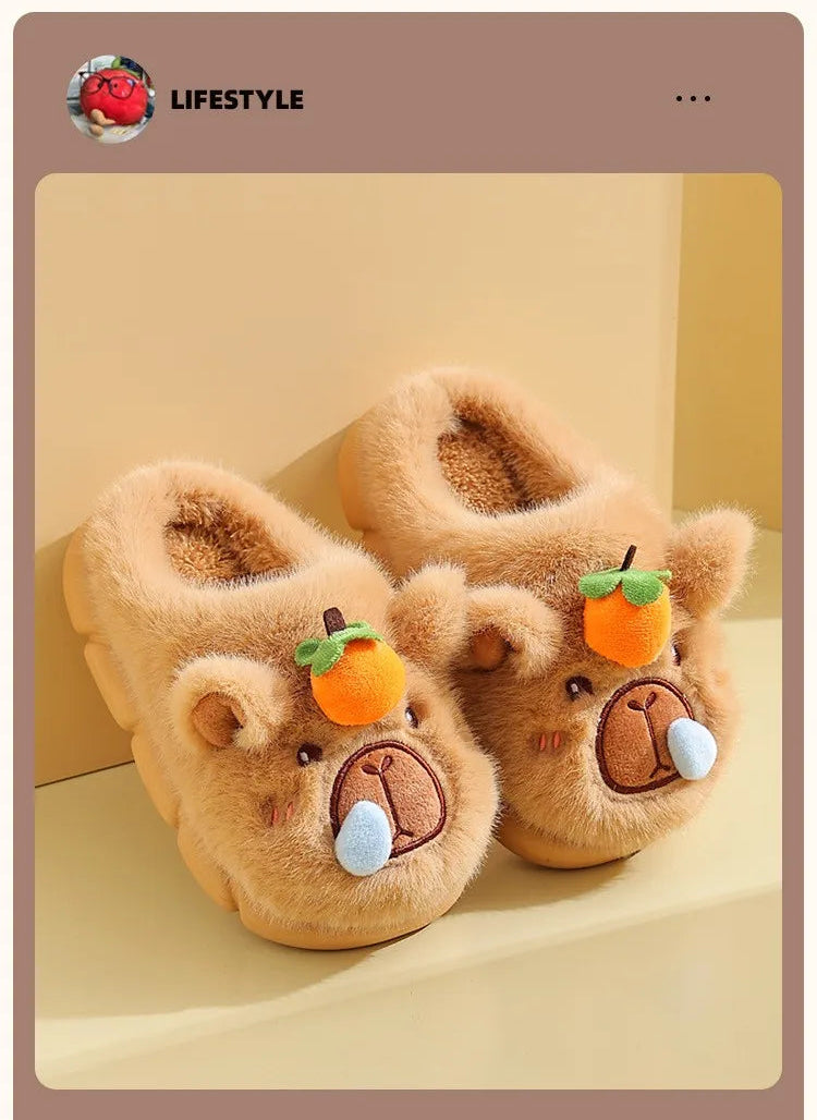 Pantoufles Peluche Parent-Enfant – Chaleur & Confort Douillet