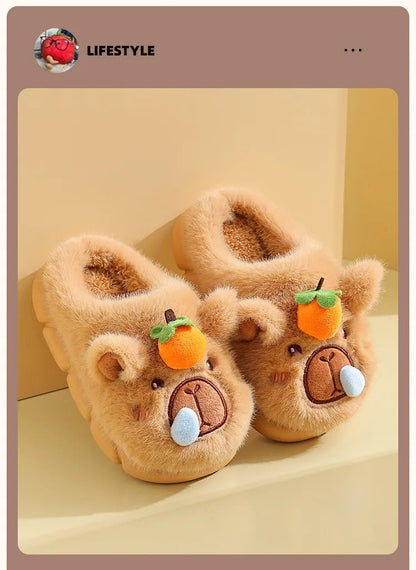 Pantoufles Peluche Parent-Enfant – Chaleur & Confort Douillet