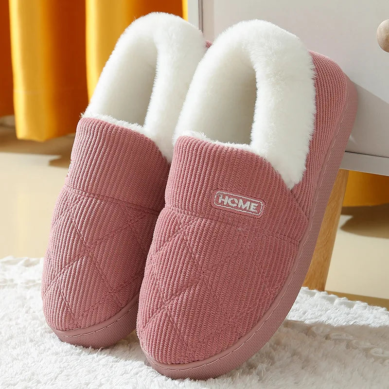 Chaussons Cocooning mixtes – Confort Thermique & Semelle Souple
