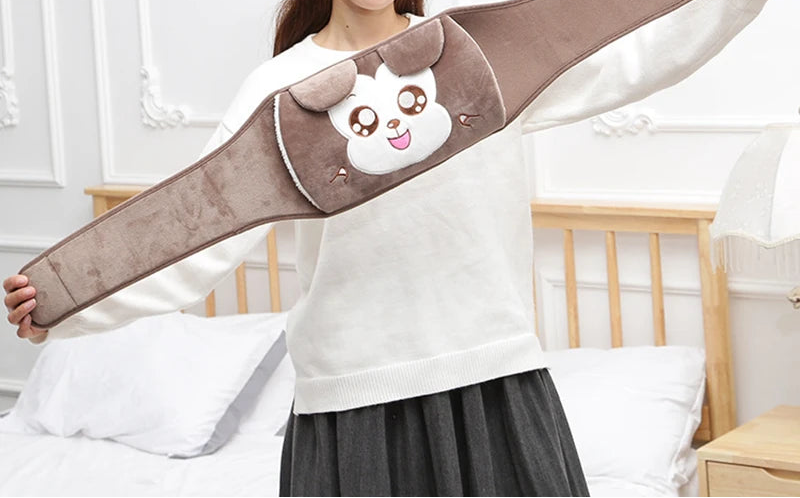 Ensemble Ceinture Bouillotte 3-en-1 – Design Kawaii & Chaleur Douce