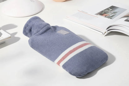 Bouillotte Classique à Rayures – Soulagement Douleurs & Crampes