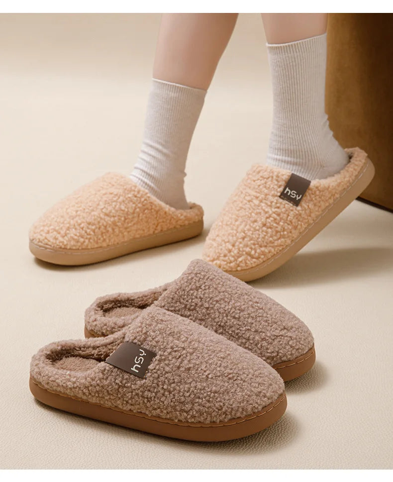 Chaussons d'Hiver Antidérapants – Intérieur Polaire