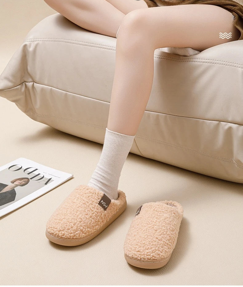 Chaussons d'Hiver Antidérapants – Intérieur Polaire