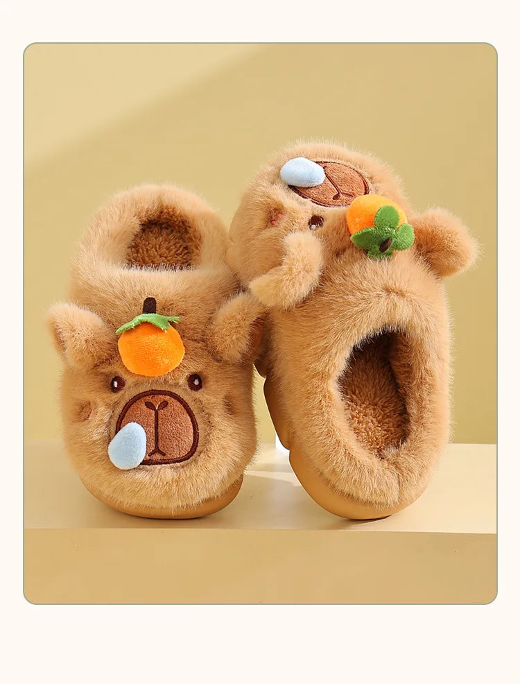 Pantoufles Peluche Parent-Enfant – Chaleur & Confort Douillet