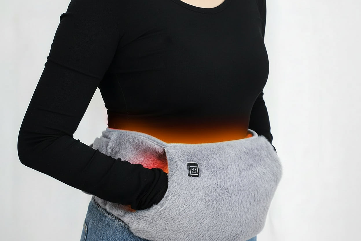 🌟 Tongo Cozy Warm – Ceinture Chauffante 2-en-1 : Mains & Taille