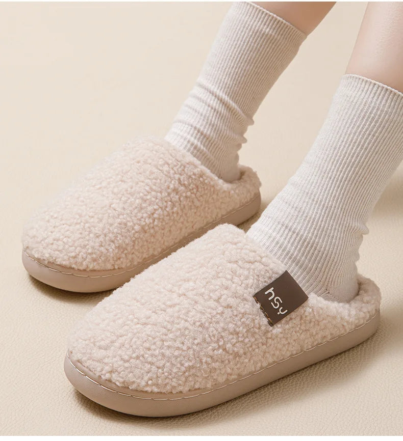 Chaussons d'Hiver Antidérapants – Intérieur Polaire