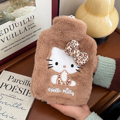 Bouillotte Hello Kitty Peluche – Édition Léopard & Douceur