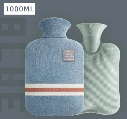 Bouillotte Classique à Rayures – Soulagement Douleurs & Crampes