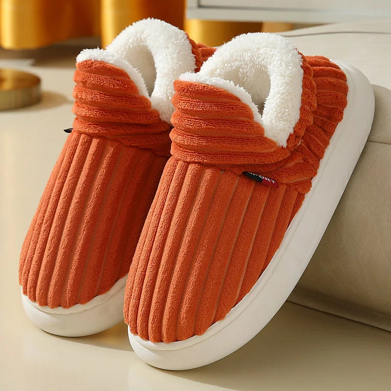 Chaussons Cocooning mixtes – Confort Thermique & Semelle Souple