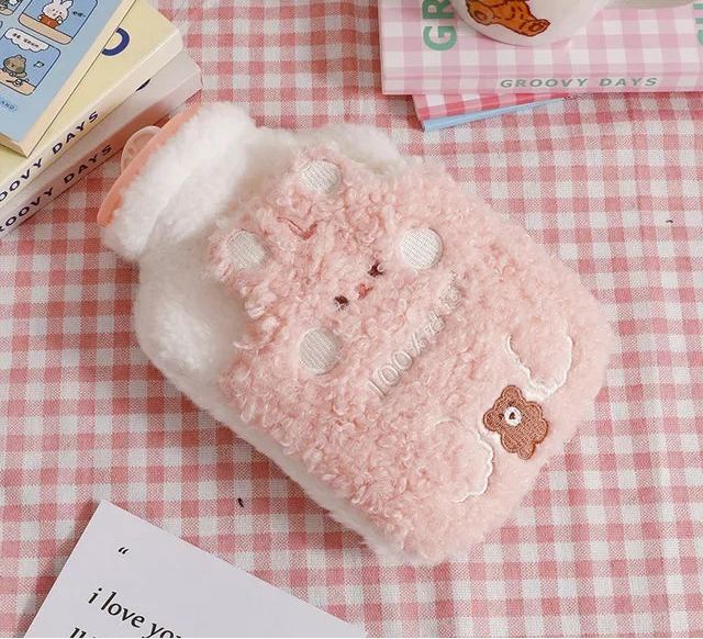 Bouillotte doudou Kawaii - Réconfort & Soulagement des Douleurs