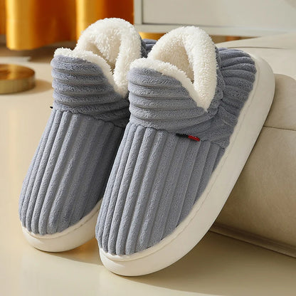 Chaussons Cocooning mixtes – Confort Thermique & Semelle Souple