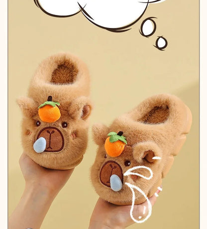 Pantoufles Peluche Parent-Enfant – Chaleur & Confort Douillet