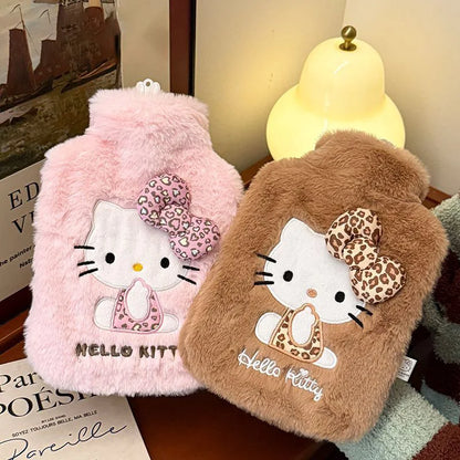 Bouillotte Hello Kitty Peluche – Édition Léopard & Douceur