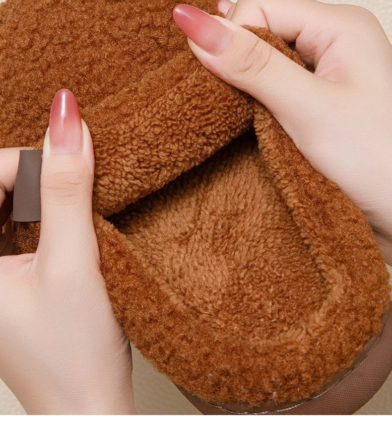 Chaussons d'Hiver Antidérapants – Intérieur Polaire