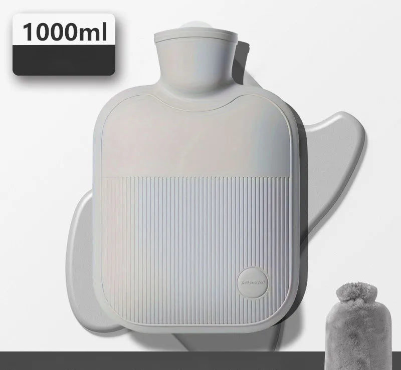 Bouillotte Grand Format (1L) – Confort & Soulagement Menstruel
