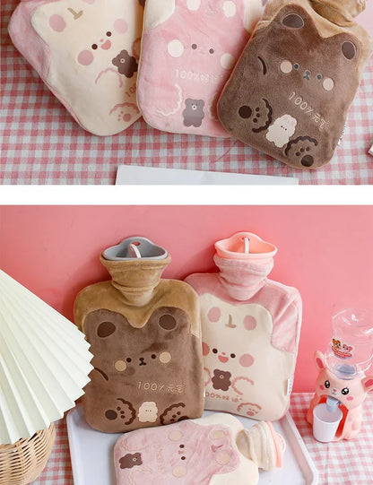 Bouillotte doudou Kawaii - Réconfort & Soulagement des Douleurs
