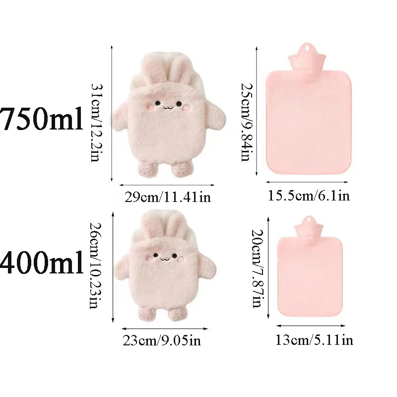 Bouillotte Peluche Kawaii – Confort & Soulagement Menstruel