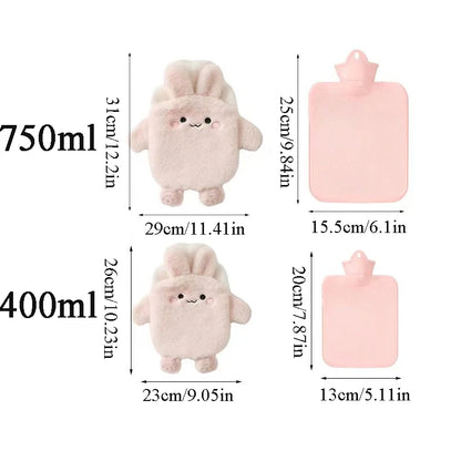 Bouillotte Peluche Kawaii – Confort & Soulagement Menstruel
