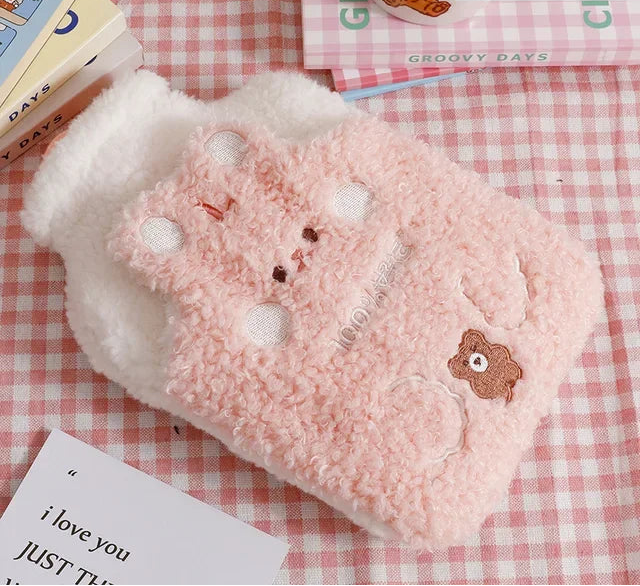 Bouillotte doudou Kawaii - Réconfort & Soulagement des Douleurs