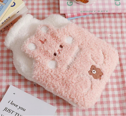 Bouillotte doudou Kawaii - Réconfort & Soulagement des Douleurs