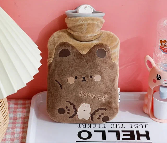 Bouillotte doudou Kawaii - Réconfort & Soulagement des Douleurs