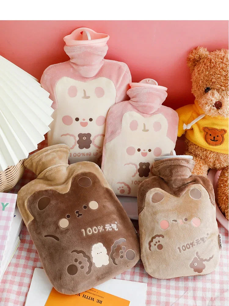 Bouillotte doudou Kawaii - Réconfort & Soulagement des Douleurs