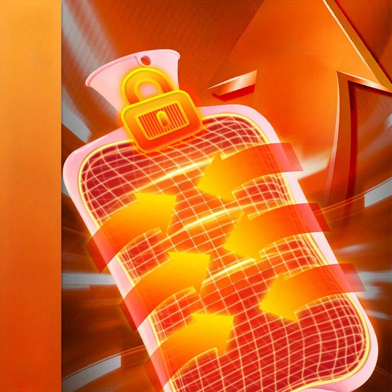 Bouillotte Grand Format (1L) – Confort & Soulagement Menstruel