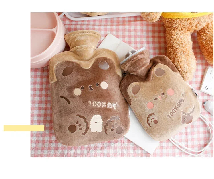 Bouillotte doudou Kawaii - Réconfort & Soulagement des Douleurs