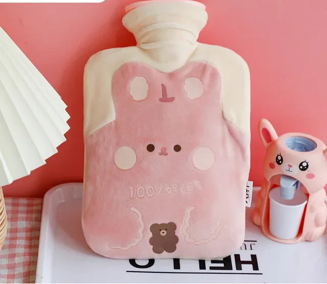Bouillotte doudou Kawaii - Réconfort & Soulagement des Douleurs