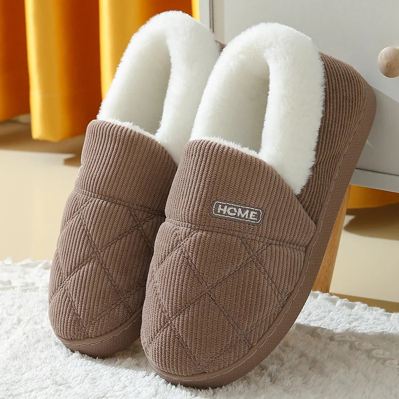 Chaussons Cocooning mixtes – Confort Thermique & Semelle Souple