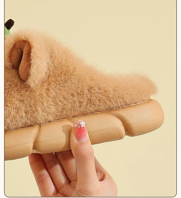 Pantoufles Peluche Parent-Enfant – Chaleur & Confort Douillet