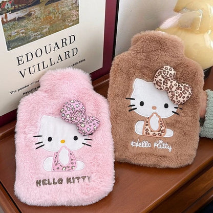Bouillotte Hello Kitty Peluche – Édition Léopard & Douceur