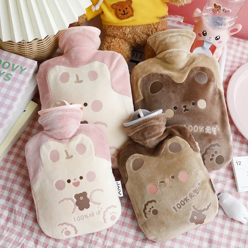Bouillotte doudou Kawaii - Réconfort & Soulagement des Douleurs