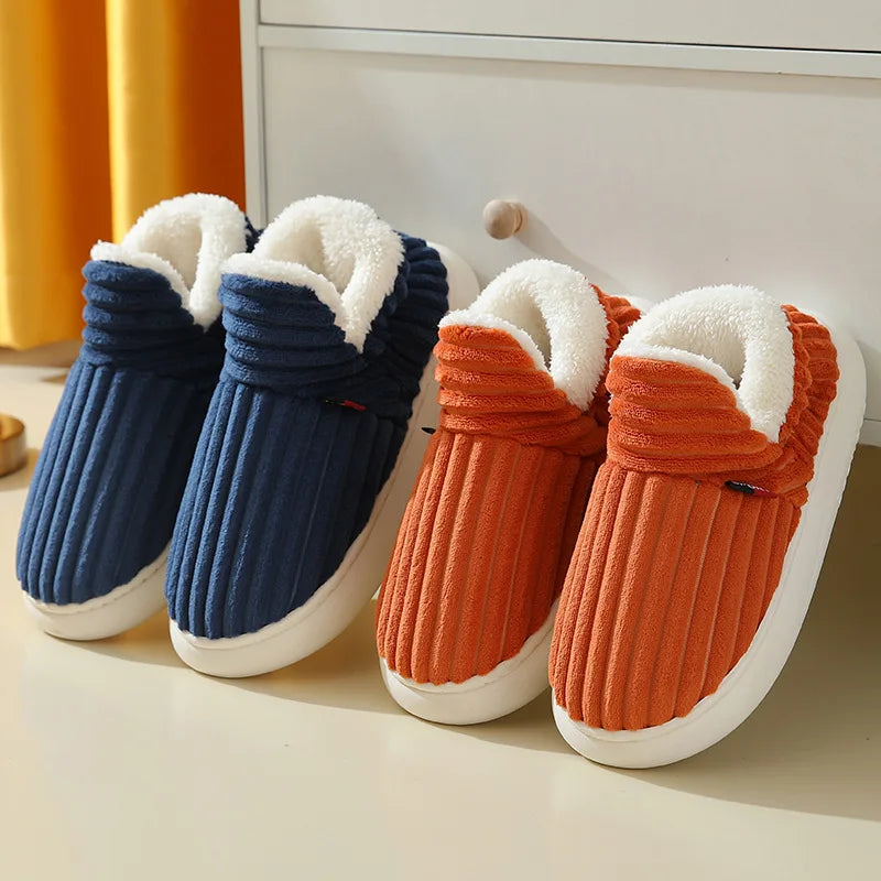 Chaussons Cocooning mixtes – Confort Thermique & Semelle Souple