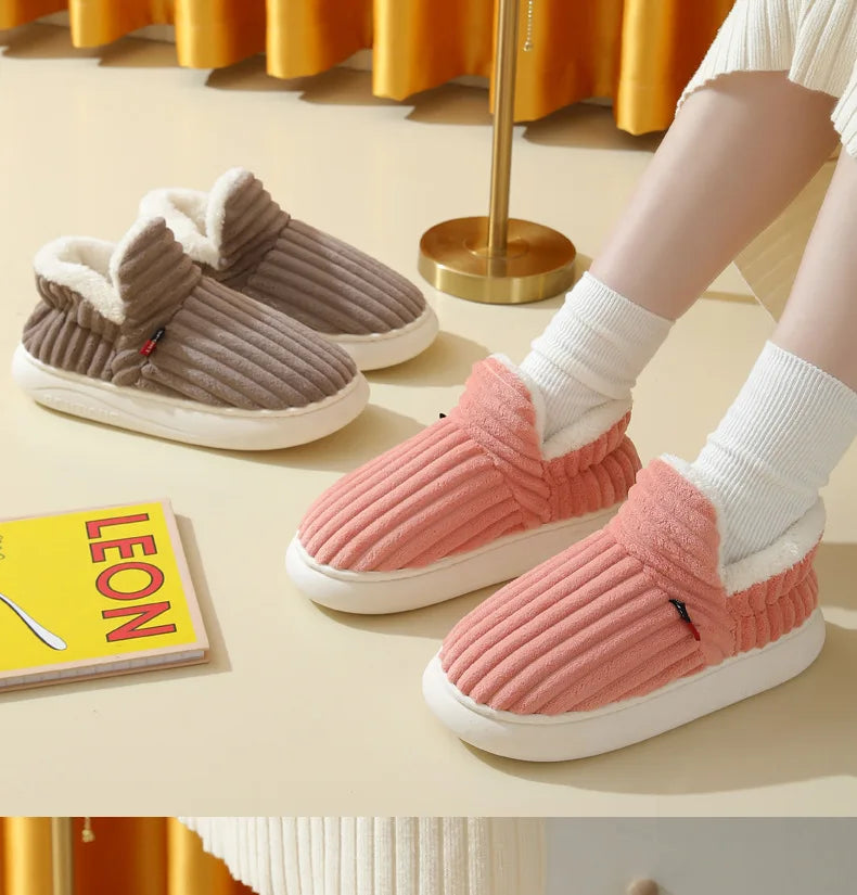 Chaussons Cocooning mixtes – Confort Thermique & Semelle Souple