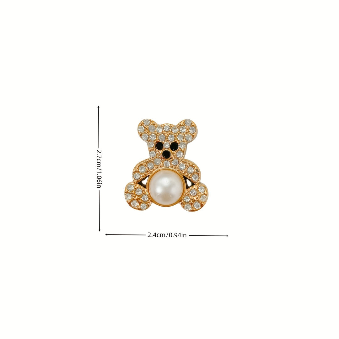 22pcs Shoe Charm Set - Detachable ABS Accessories with Pearls & Rhinestones, Featuring Hearts, Flowers & Bows for DIY Wooden, Sandals & Garden Shoes - Ideal for Valentine's Day & Crafting Projects, Shoe Accessories