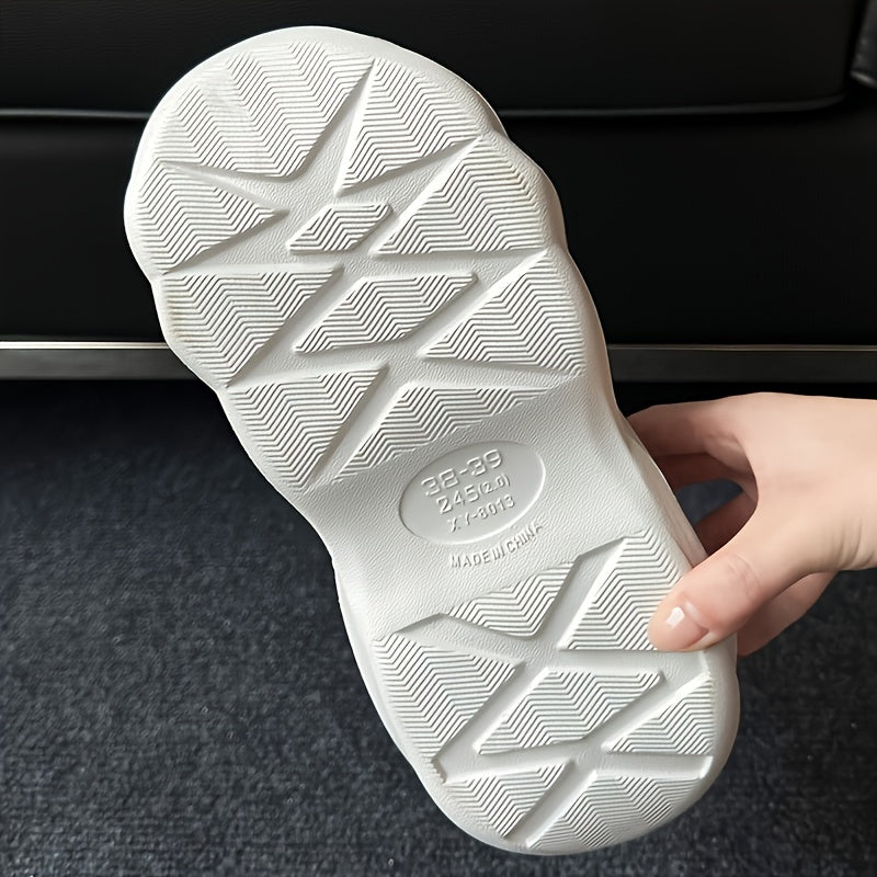Women's Breathable Summer Clogs - Casual Solid Color, Slip-On Garden Shoes with Closed Toe Design, EVA Material
