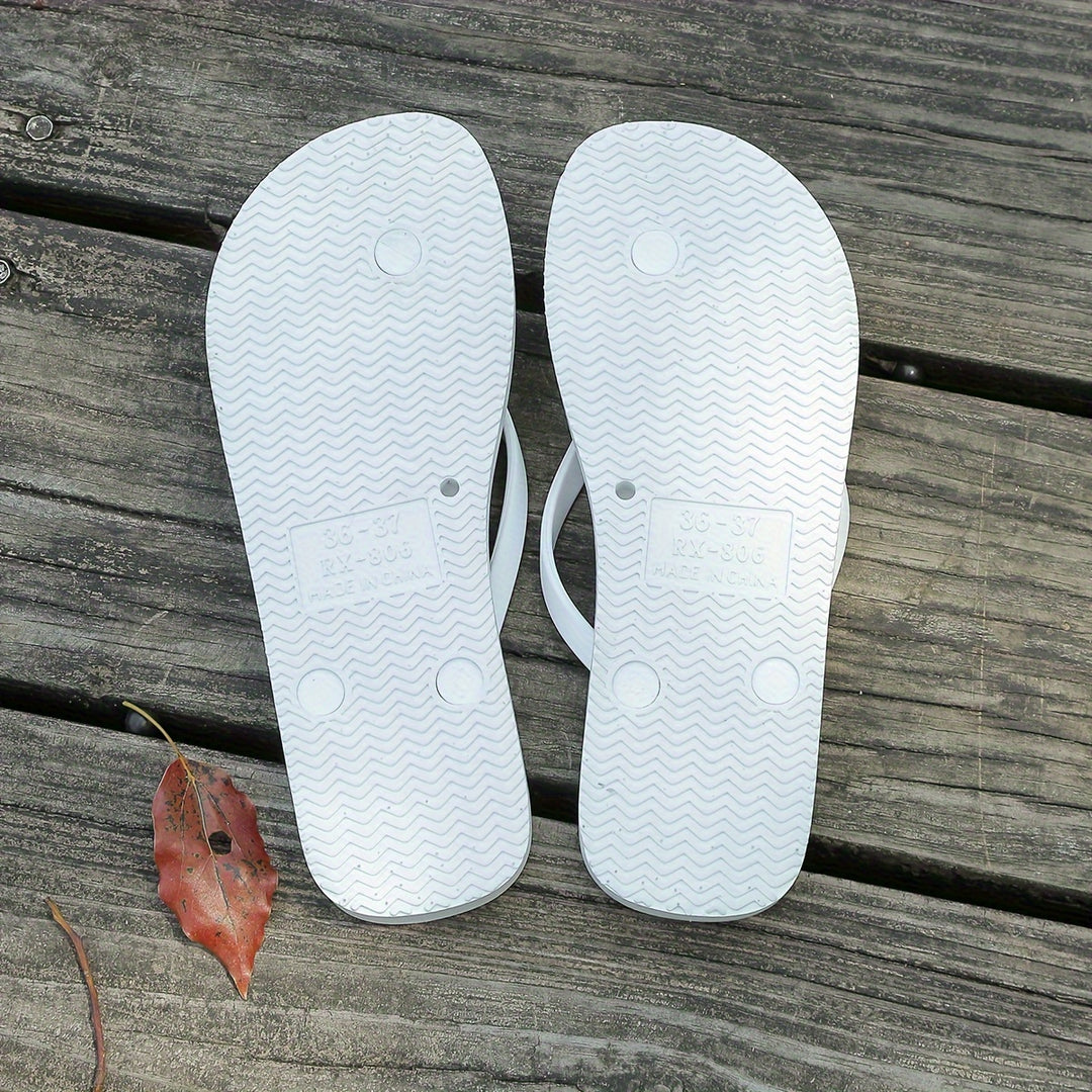 New Summer Women's Herringbone Flip Flops Butterfly Soft Bottom Fashion Slippers Versatile Outdoor Beach Shoes
